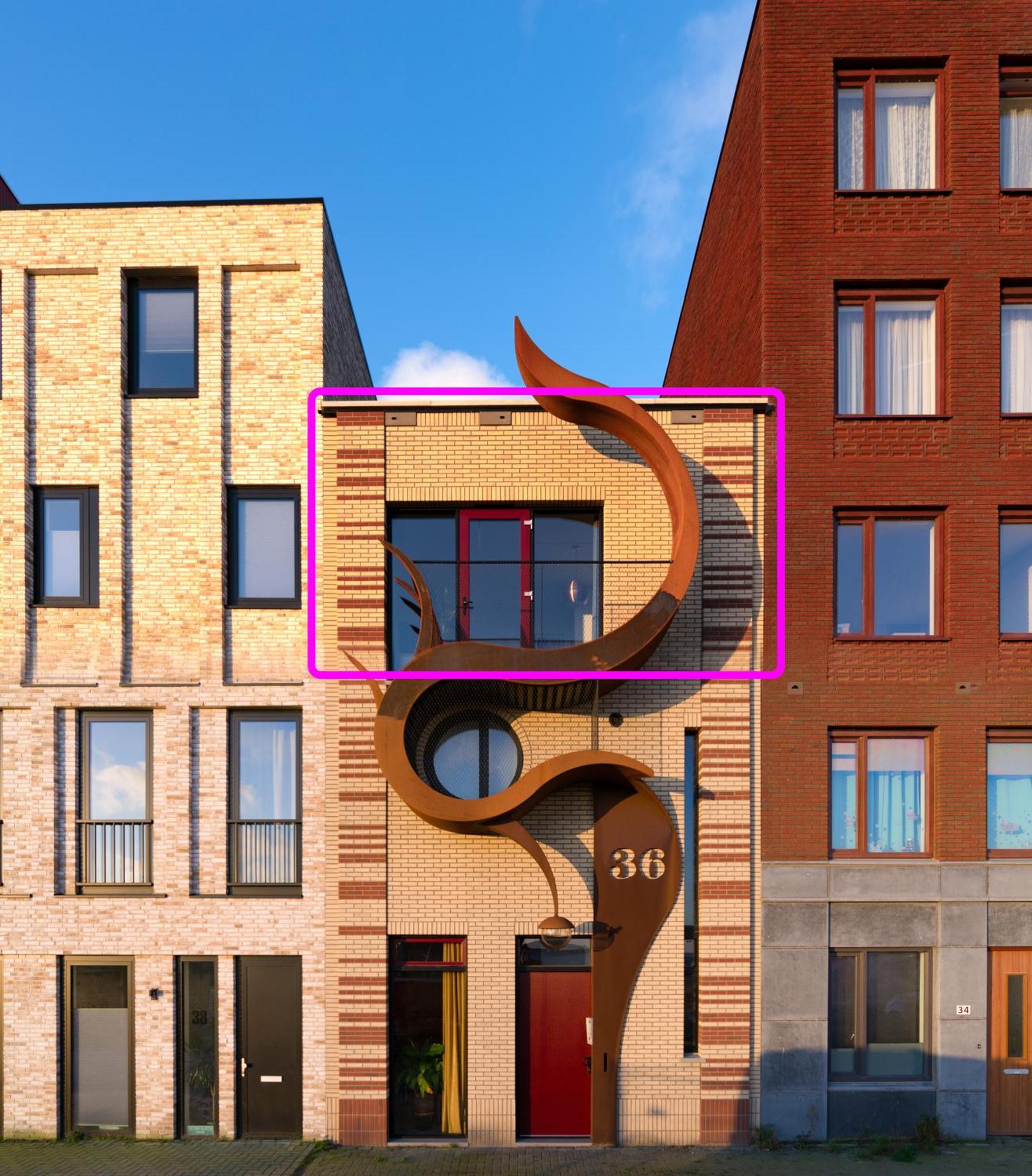 Huis Met De Krul Amsterdam Dış mekan fotoğraf