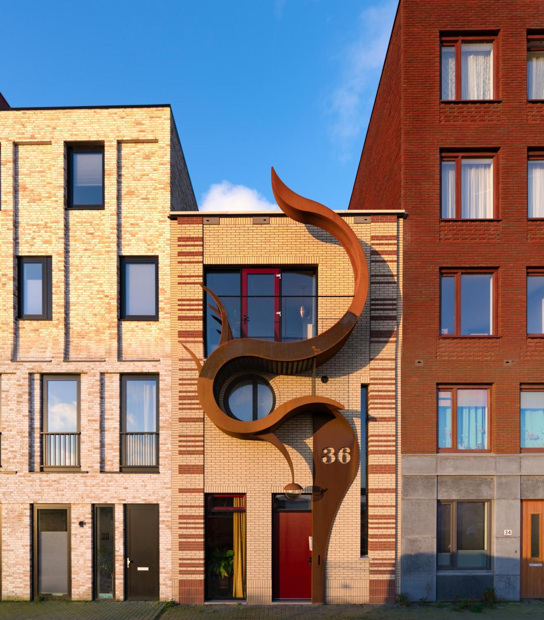 Huis Met De Krul Amsterdam Dış mekan fotoğraf